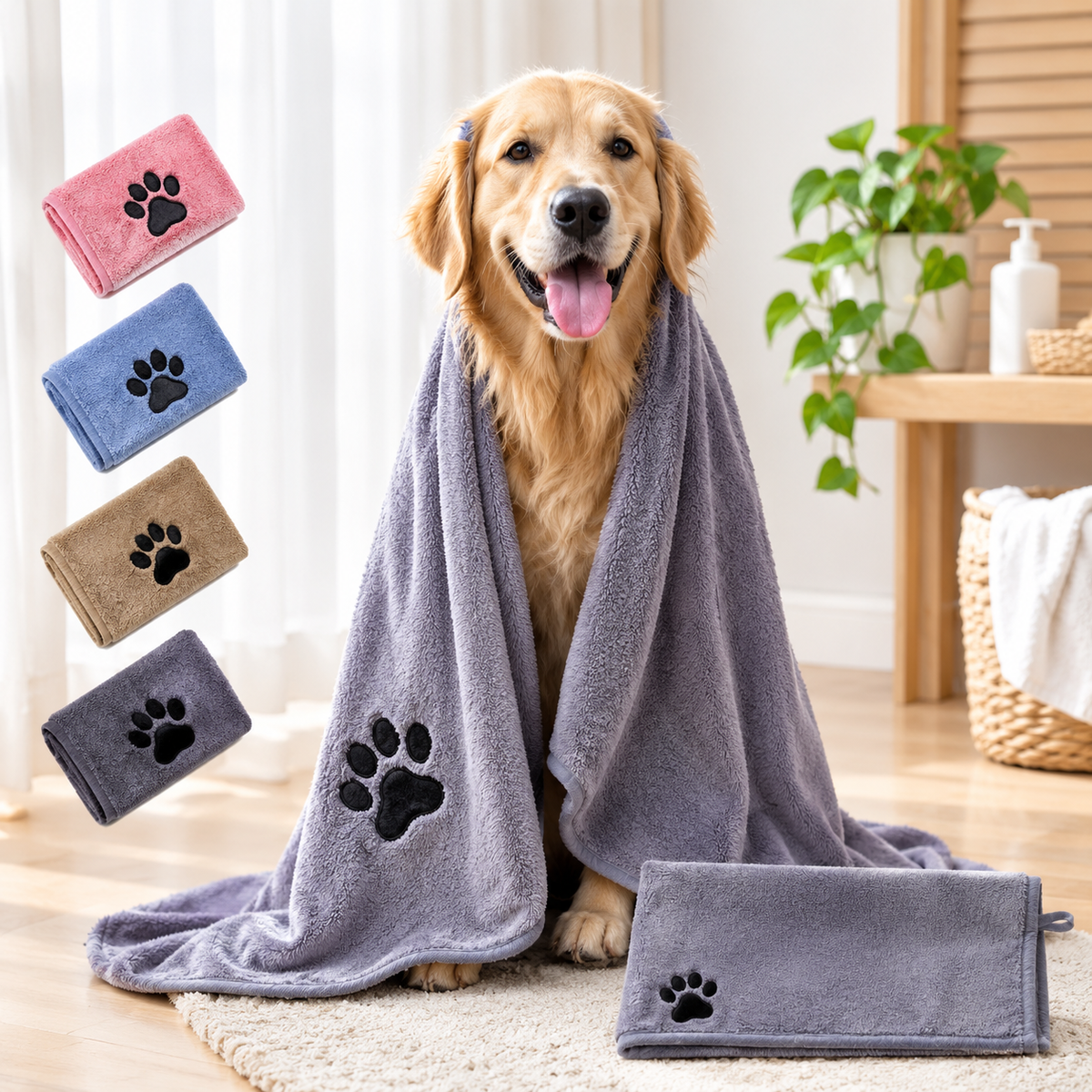 Soft Microfiber Pet Towel