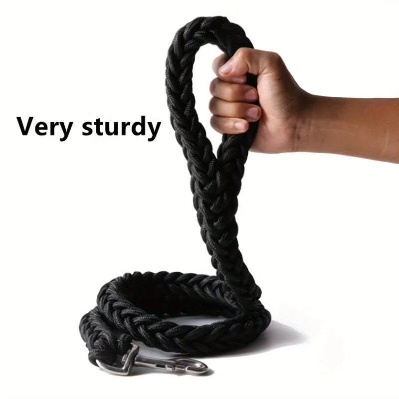 Heavy-Duty Braided Dog Training Leash