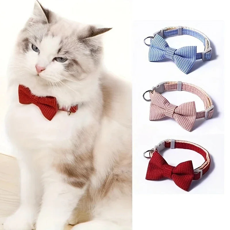 Adjustable Bow-Tie Pet Collar