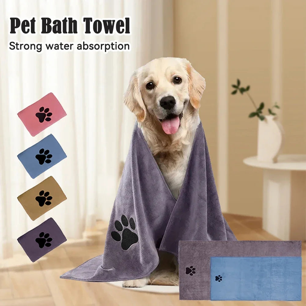 Quick-Dry Pet Grooming Towel